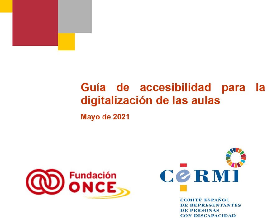 El movimiento CERMI aporta al Ministerio de Educación una guía con los parámetros para que la digitalización educativa sea accesible