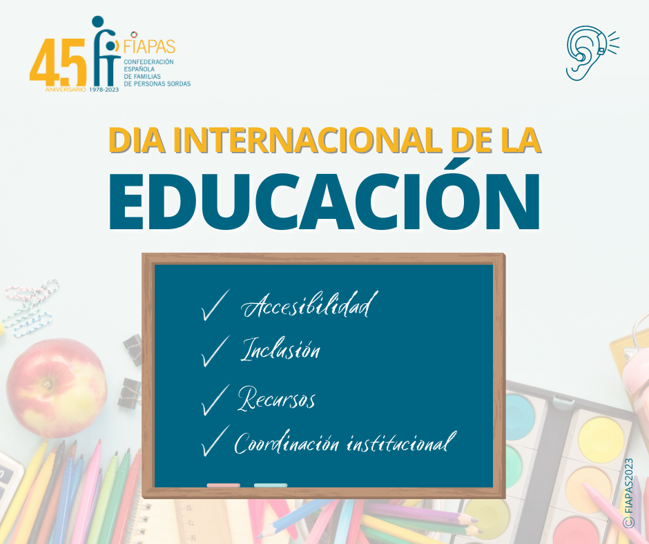 Dia internacional de la educacion