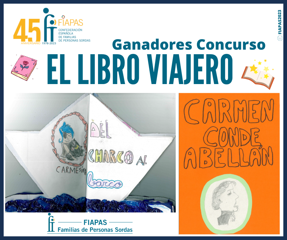 Una historia de amistad en la discapacidad y el homenaje  a una mujer pionera en España, cuentos ganadores del concurso “El Libro Viajero”