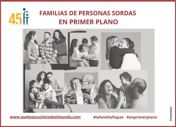 FAMILIAS DE PERSONAS SORDAS EN PRIMER PLANO
