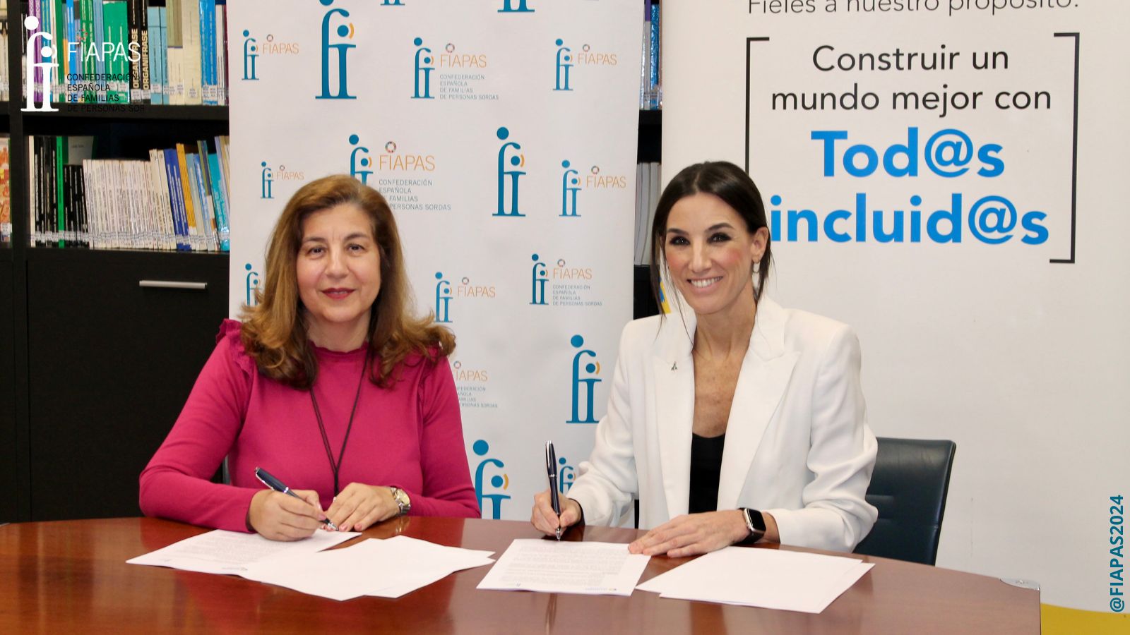 M. Carmen Sacacia y Patricia Otero (izq a drch)