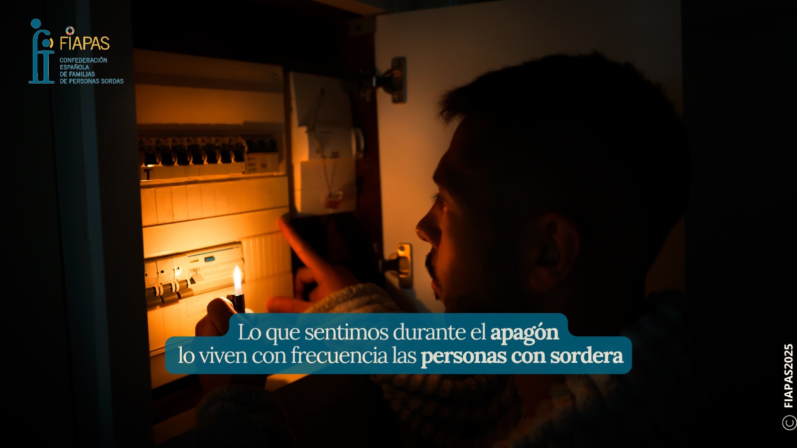 Apagón personas con sordera