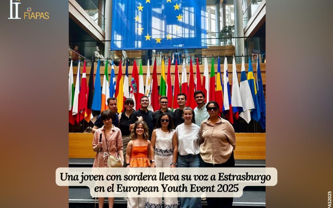 UNA JOVEN CON SORDERA LLEVA SU VOZ A ESTRASBURGO EN EL EUROPEAN YOUTH EVENT 2025