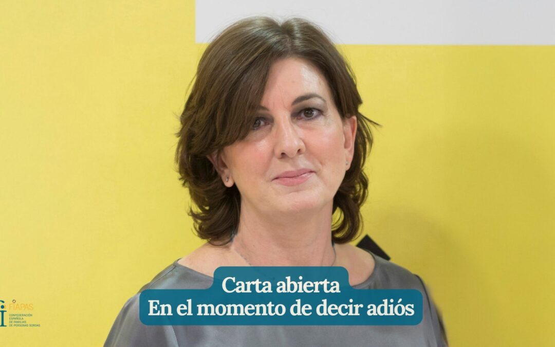 CARTA ABIERTA. EN EL MOMENTO DE DECIR ADIÓS