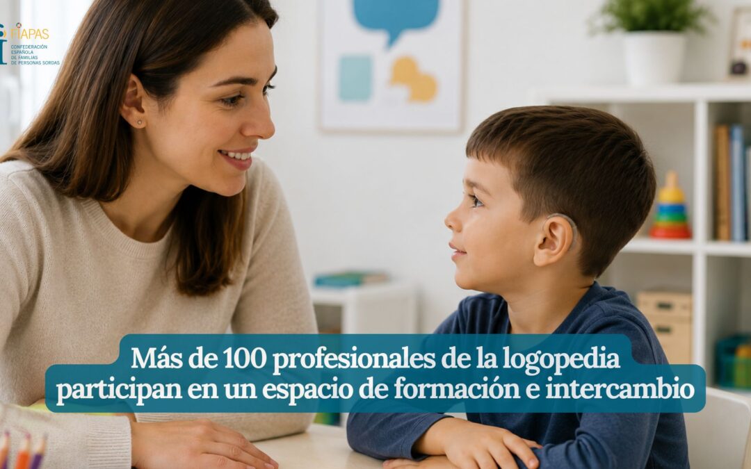 MÁS DE 100 PROFESIONALES DE LA LOGOPEDIA PARTICIPAN EN UN ESPACIO DE FORMACIÓN E INTERCAMBIO